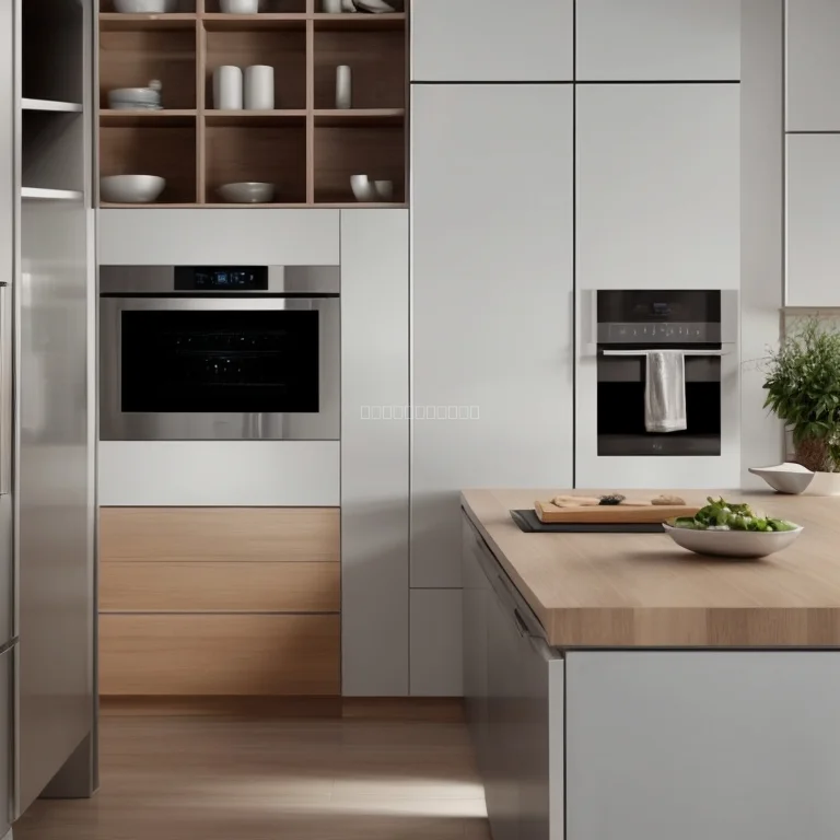 Küchenszene mit Smart-Ofen